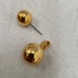 Anthropologie Double Ball Front-Back Earrings